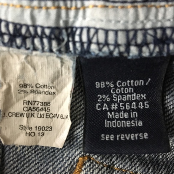 J. Crew Factory Jeans Womens 27R Blue Stretch Matchstick … - Picture 5 of 7